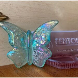 Fenton Art Glass Opalescent Butterfly